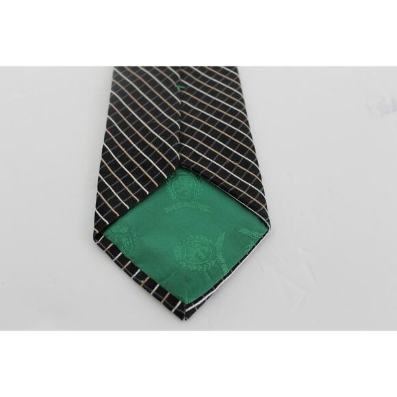 Tommy Hilfiger Ties Lot Of 2 Silk Classic Orange Stripe Black Geo Boardroom Chic - Picture 13 of 14